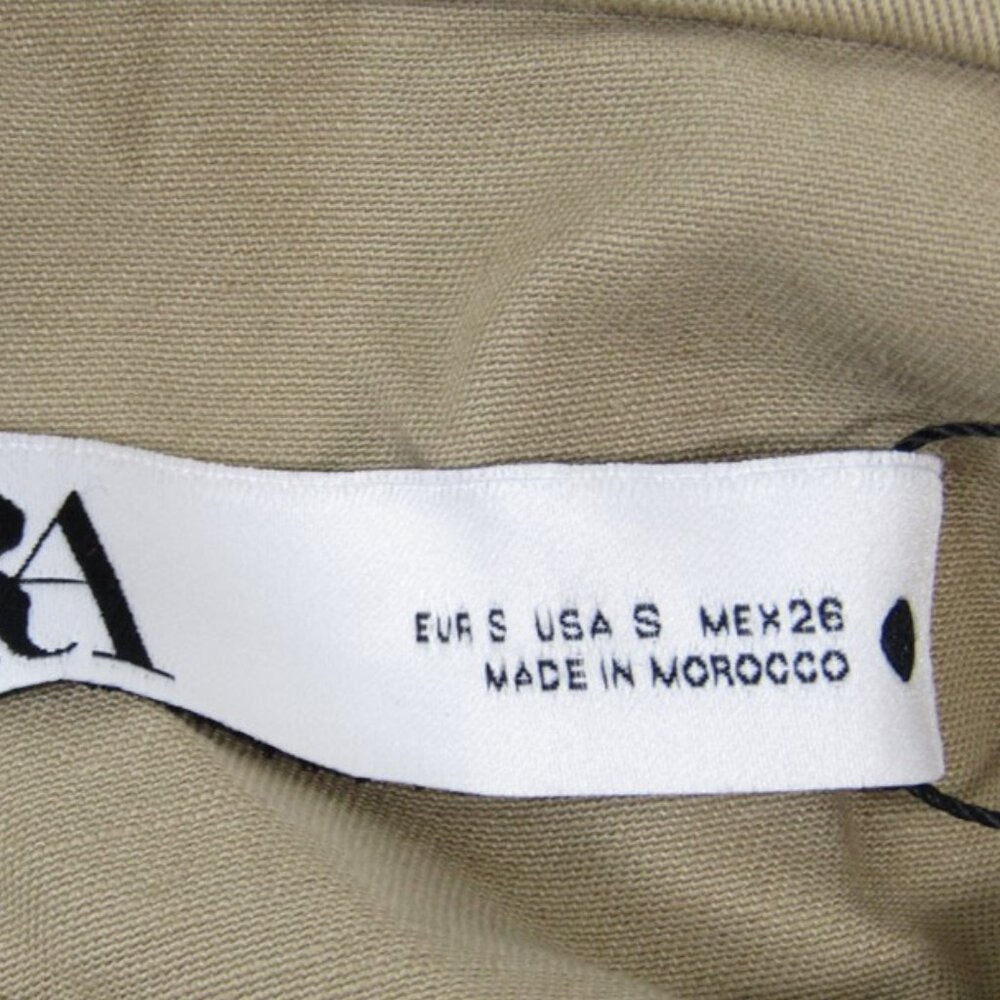 ZARA OVERSIZED COTTON PARKA 2205|303 SIZE S NEW WITH TAGS - Picture 11 of 12